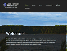 Tablet Screenshot of lakehartwellassociation.org